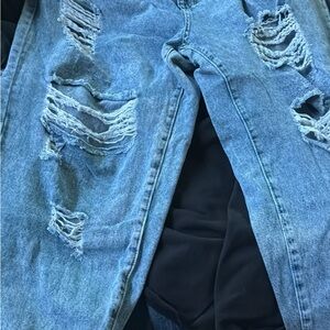 SHEIN Curve Denim Jeans